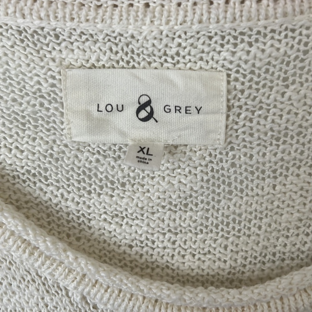 LOU & GREY Multi-color Star Lightweight Sweater - Picture 5 of 5